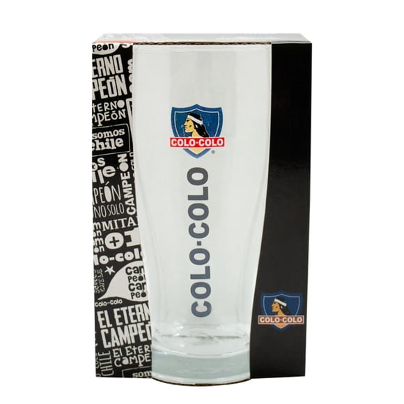 Vaso Colo Colo 500ML 1 Pieza Vidrio Transparente