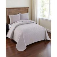 Imac Hogar - Cubrecama Quilt Texturizado Estilo Moderno Y Confort King-Super King