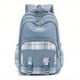 thumbnail image 1 of Kawaii Plaid Pattern Backpack: Multi-Layer Laptop School Bag for Teen Girls & Boys - Perfect for Travel & Everyday Use!, 1 of 4