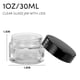 thumbnail image 2 of Frascos de Vidrio ZIYIZE 30 ml Transparentes con Tapas, Paquete de 4, 2 of 7
