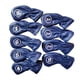 thumbnail image 2 of 9x Impermeable Golf Club Iron Cover Protección Headcover Universal Fit Azul, 2 of 5