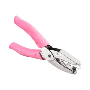 Magideal - Perforadora De Papel, Alicates Perforadores, Perforadora De Papel Manual De Alta Resistencia, Perforadora De Papel De Un Solo Orificio Para Papelería, Gran Agujero Redondo