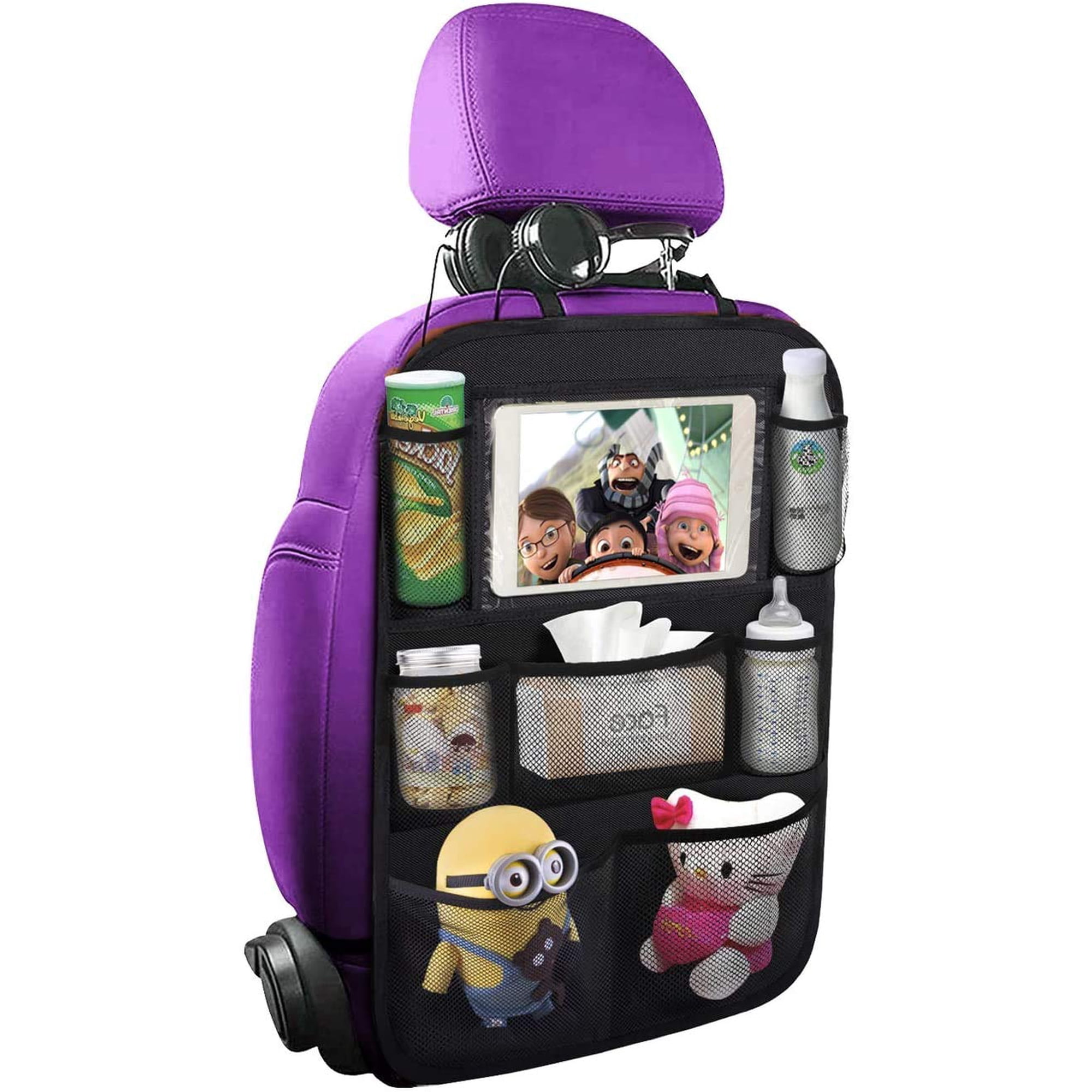 Organizador Para Asiento Trasero De Auto One Pix Con Soporte Para Tablet De 11