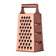 thumbnail image 1 of Rallador de caja de acero inoxidable de 4 lados para cocina, con mango para queso y verduras, triturador de alimentos portátil., 1 of 5
