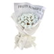 thumbnail image 4 of Simulación De Bricolaje Ramo De Rosas 18 Piezas Rosa Encantadora Con Papel De Regalo Floral Azul, 4 of 5