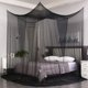 thumbnail image 3 of Dosel de cama Mengersi para cama doble king size, red negra, 3 of 8