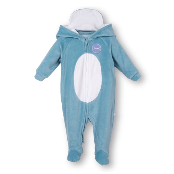 Osito Dizfraz de Plush Recién Nacido Niño Hipopótamo Celeste Pillin