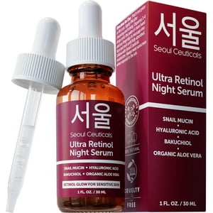 Sérum Nocturno Seoulceuticals Con 1% De Retinol Coreano Con Mucina De Caracol
