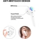 thumbnail image 3 of Auriculares Bluetooth 5.0, reproducción estéreo HD, inalámbricos, con micrófono y control táctil, para iPhone, Android, smartphones y tabletas, color blanco., 3 of 5