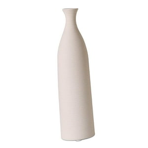 Genérico - Jarrones De Cerámica De Estilo Nórdico Mesa Decorativa De Pie Jarrón De Flores Beige L