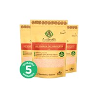 Ambrosia Spa - Pack 5, Sal Rosada Del Himalaya 500Gr