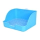 thumbnail image 3 of Caja De Arena Para Conejos, Inodoro Rectangular Para Mascotas Para Cobayas, Chinchillas, Hurones, Azul, 3 of 5