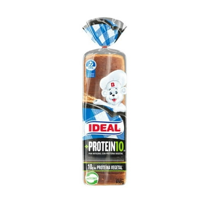 Pan De Molde Integral Mas Protein 1 Un 650 G Ideal