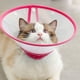 thumbnail image 3 of Collar cónico para gatos y perros, con puntos suaves, para recuperación tras cirugía, para gatos, gatitos, cachorros, perros pequeños, mascotas, suministros para mascotas, funda protectora, funda de a, 3 of 8