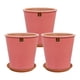 thumbnail image 2 of Set de 3 Macetas Zaia 26 cm Rosa Alegre y sus platos, 2 of 3