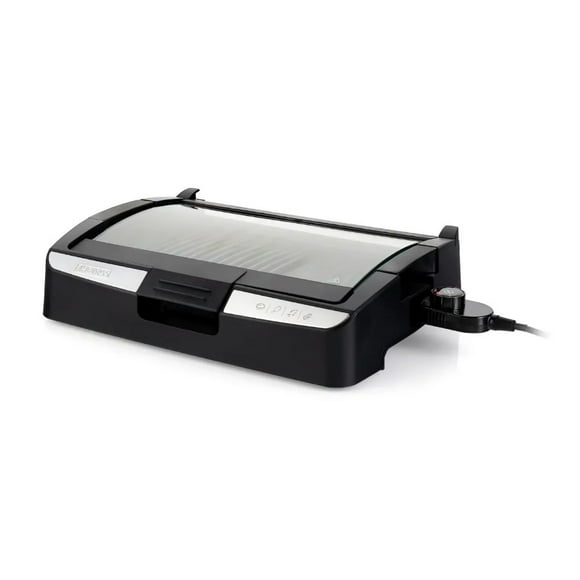 Parrilla Electrica Tapa De Vidrio 1800W 225°C TH-224 Thomas Thomas