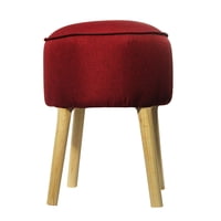 Máxima Design - Pouf Francisca Burdeo 50X40X40 Cm