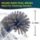 thumbnail image 2 of Cepillo de piscina POOLAZA con cabezal de 360 grados para enterrado/sobre el suelo, 2 of 7