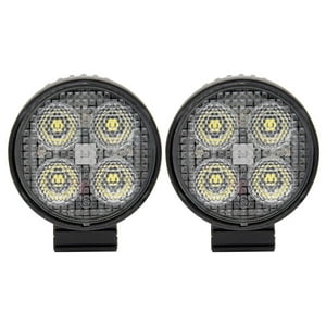 Luces Foco Neblinero 4Led Hella Redondo 12/24V Camion (Par) Blanco