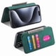 thumbnail image 5 of Funda Billetera Magnética para iPhone 16 Pro Soporte Tarjetas Desmontable Verde, 5 of 6