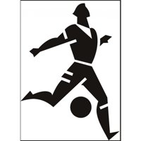 Rienda Libre Graphics - Decomural Goal Kick Sports Football Ws-19287