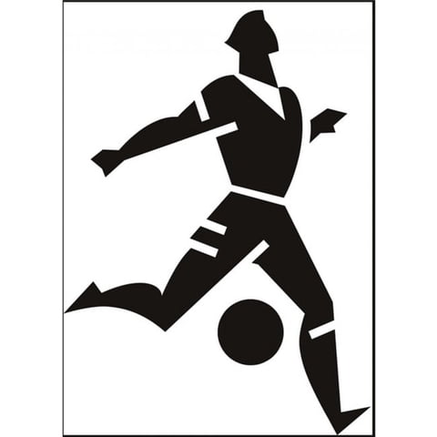 Rienda Libre Graphics - Decomural Goal Kick Sports Football Ws-19287