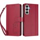 thumbnail image 3 of Funda Cartera Trébol para Samsung Galaxy A05s con Ranuras Tarjetas y Carga Inalámbrica Rojo, 3 of 6