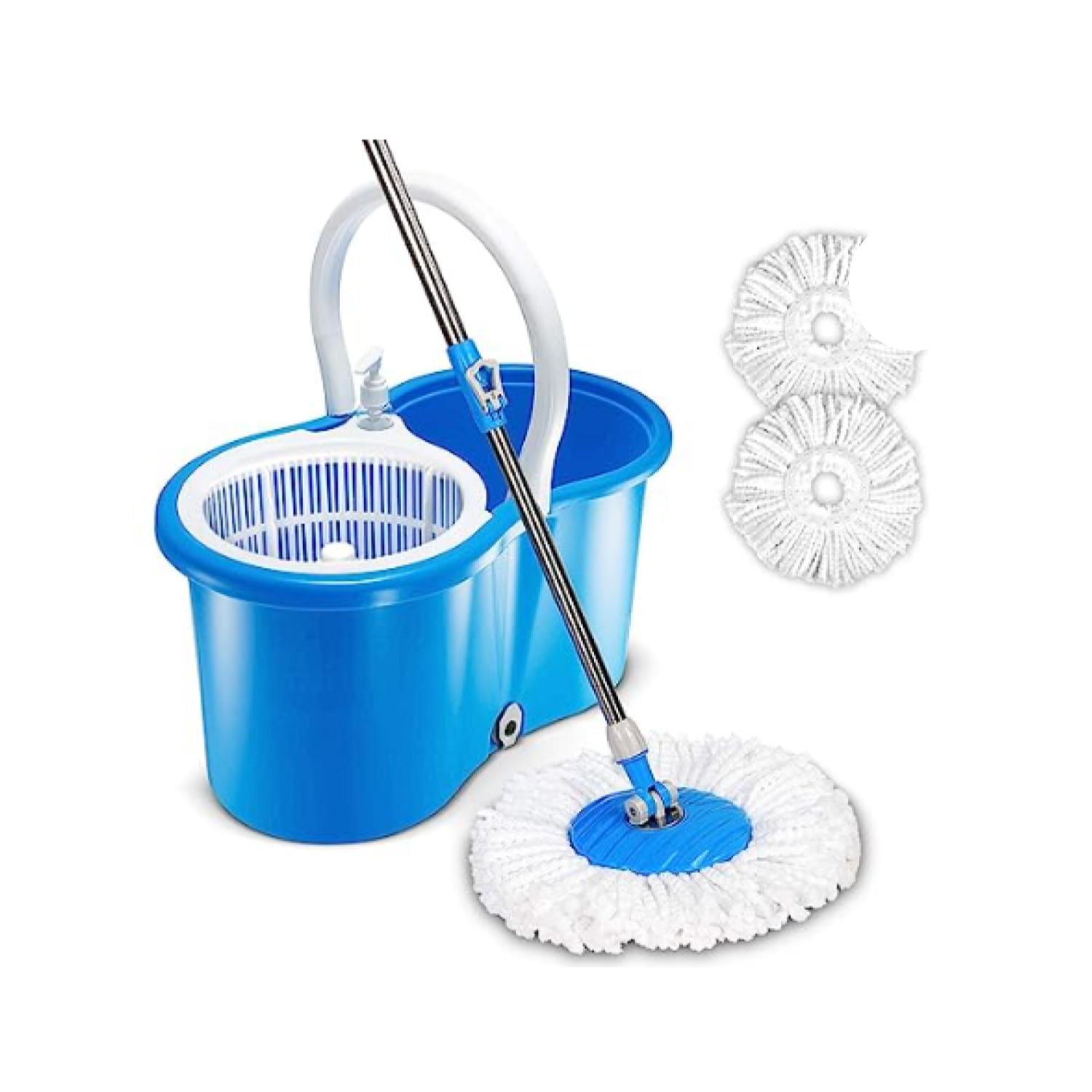 Total Click - Mopa Trapeadora Giratoria 360° Con Cubeta