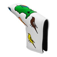 Magideal - Pu Golf Blade Putter Head Cover Golf Club Headcovers Protección Impermeable Guardia Bordado Calcetines Universal Para La Mayoría De Las Actividades De