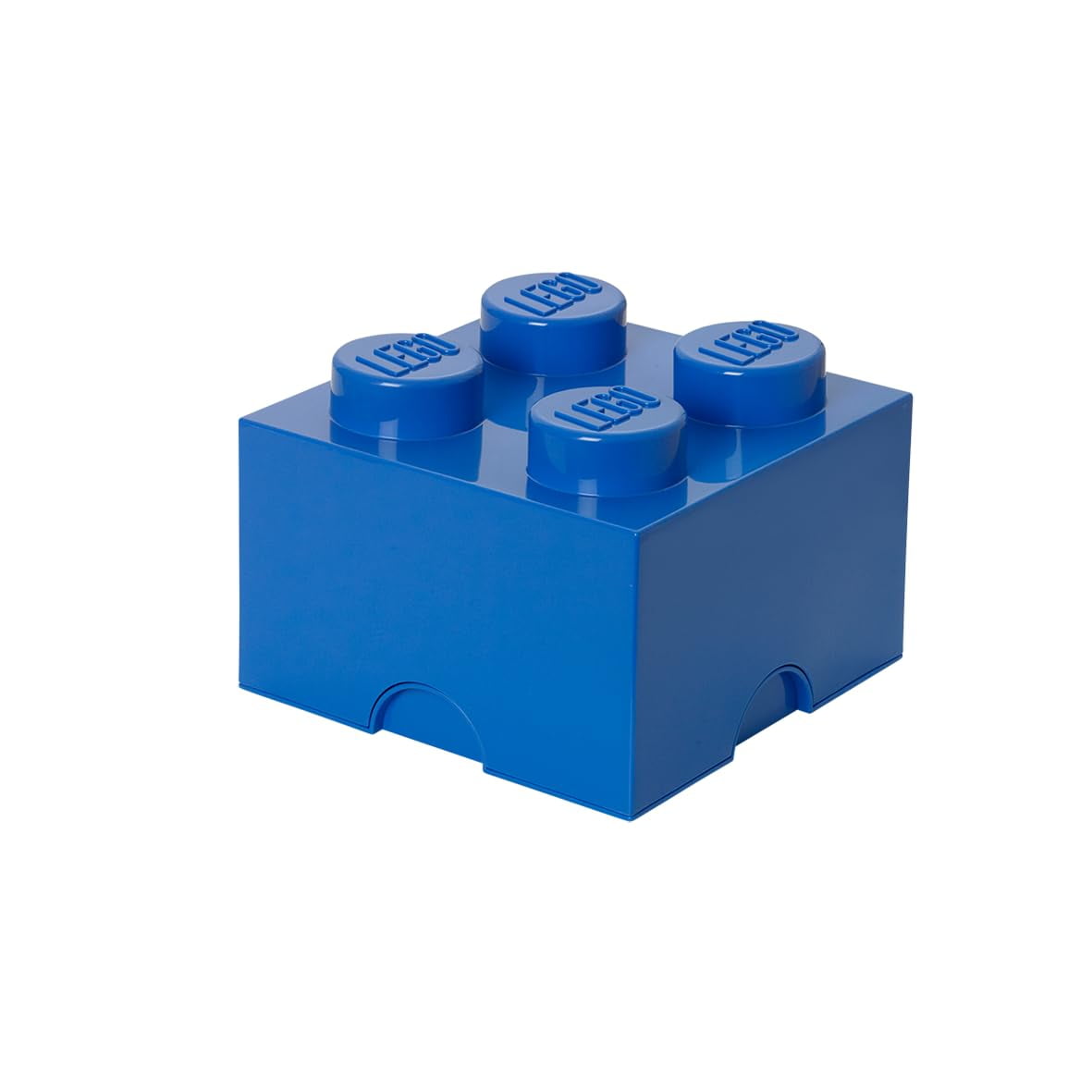 Caja De Almacenamiento Lego Storage Brick, 4 Pomos, Azul, Capacidad De 5,6 L