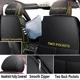 thumbnail image 2 of Funda Cubre Asiento Ecocuero Set 5 Pzas Modelo General, 2 of 3
