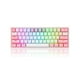 thumbnail image 1 of Teclado FIZZ PRO K616WP-RGB Blanco/Rosa, 1 of 4