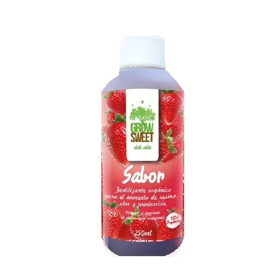 Grow Sweet - Sabor 250 Ml Fertilizante Orgánico Para Etapa Final De Frutos Y Flores