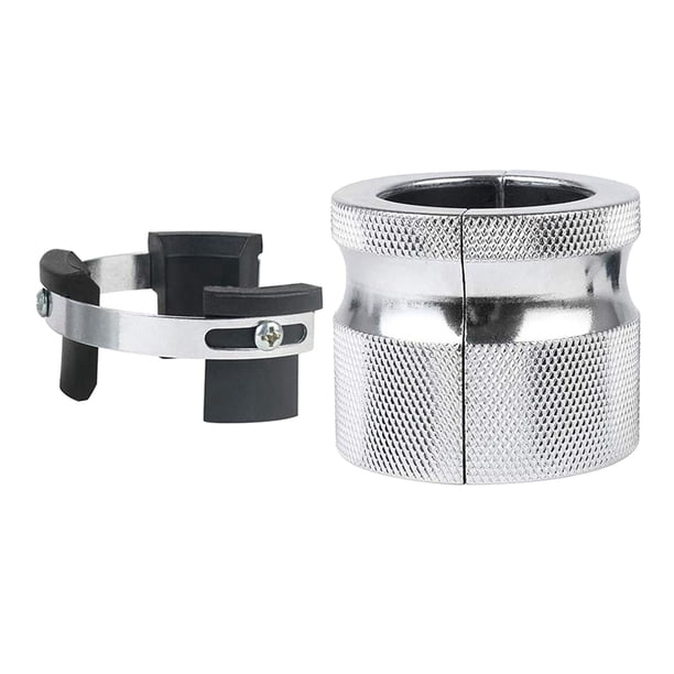 Herramienta de controlador de sello de horquilla de motocicleta, accesorio de 30mm-45mm, patrón moleteado de alto rendimiento, diseño dividido de dos