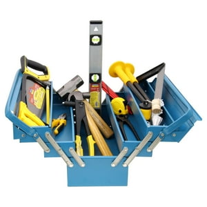 Caja Herramientas Kit Constructor Tramontina 21 Piezas Multicolor