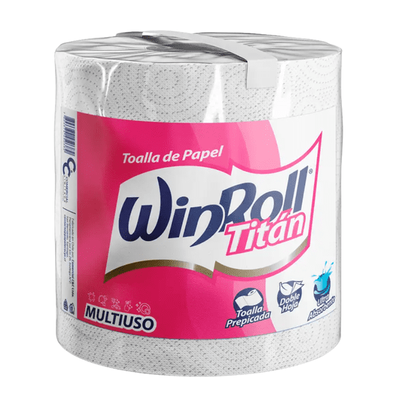 Toalla de Papel Winroll Titan 100 Metros Doble Hoja