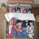 thumbnail image 1 of Justice League 3-Piece Bedding Set For Kids Boys Girls Adult Cartoon Warm Cute Fashion Holiday Present Gift Bed Sheets, 1 of 5