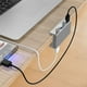 thumbnail image 3 of Hub 4 Usb 3.0 Aluminio con prensa plateado, 3 of 6