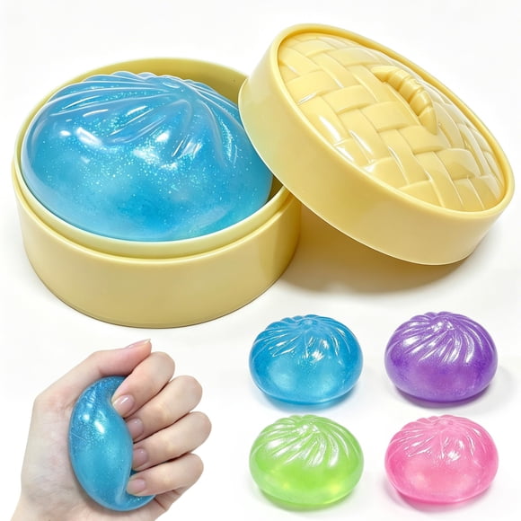 Juguete Squishy Tfanghao Dumpling con Brillos 5,3 cm para Alivio del Estrés