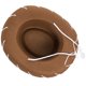 thumbnail image 2 of Sombrero vaquero de fieltro marrón para niños, divertidos sombreros de fiesta, pequeños, 2 of 3
