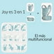 thumbnail image 3 of Portabebé Ergonómico Multifuncional 3 en 1 By LuBabycas Rosado, 3 of 8