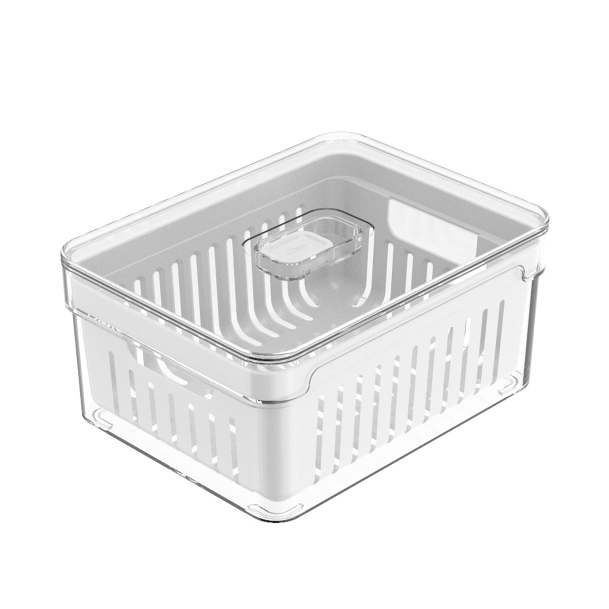 Ou - Organizador De Refrigerador Con Cesta Clear Fresh 2,2 Lt