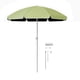 thumbnail image 3 of Sombrilla pequeña para patio, sombrilla de jardín, 1,7 m con varillas resistentes, toldo portátil premium para picnic al aire libre, para parques y verde, 3 of 5