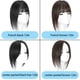 thumbnail image 5 of Topper de Cabello Humano para Mujer, Base de Encaje Invisible para Cabello Ralo con Clips Ajustables para Añadir Volumen, Cobertura, 100% Cabello Humano Remy de 12 Pulgadas, 5 of 7