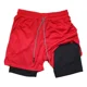 thumbnail image 1 of Short Deportivo Hombre Gym 2 En 1 Bolsa Celular Con Licra, 1 of 5