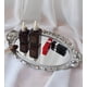 thumbnail image 2 of Set 2 Bandeja Espejo Plateada Decorativa Organizador Jhn, 2 of 3