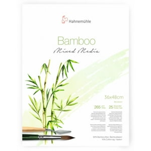 Block Técnica Mixta Hahnemuhle Bamboo 265Gr 36X48Cm 25Hojas