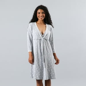 Camisola Maternal Manga 3/4 Flores Mujer 33784-54