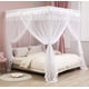 thumbnail image 3 of Cortinas de cama con dosel Mengersi, 4 esquinas, tamaño queen, 3 of 7