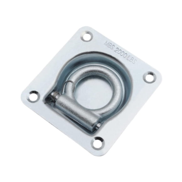 Anillo D empotrado a Canada Atagar los ganchos de remolque de gancho de la instalación fácil de instalación reutilizable de metal estable bucle de azo